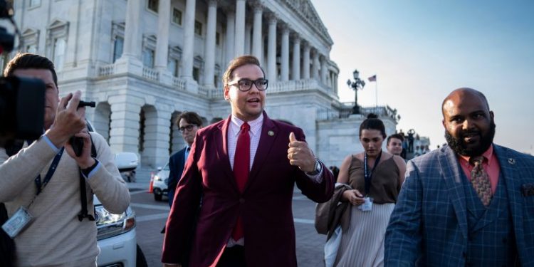 Rep. George Santos pays himself back, spends little money campaigning