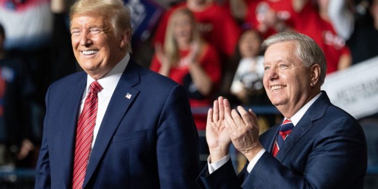 Trump ally Lindsey Graham booed off stage at South Carolina MAGA rally near his hometown