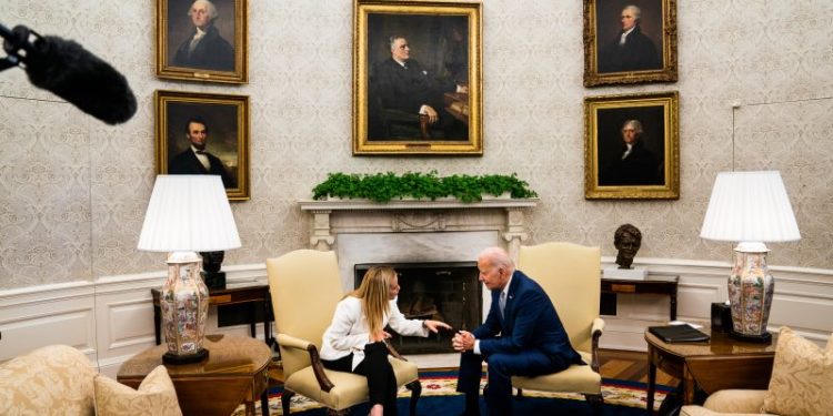 Biden welcomes Italy’s Meloni despite her far-right leanings