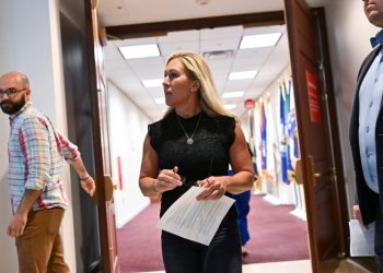 Marjorie Taylor Greene’s explicit visuals at Hunter Biden hearing draw rebuke