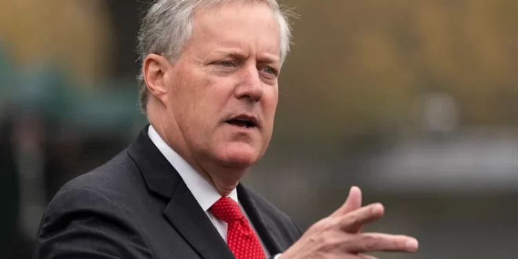 Georgia secretary of state expects subpoena as Mark Meadows seeks to move Trump election case to federal court