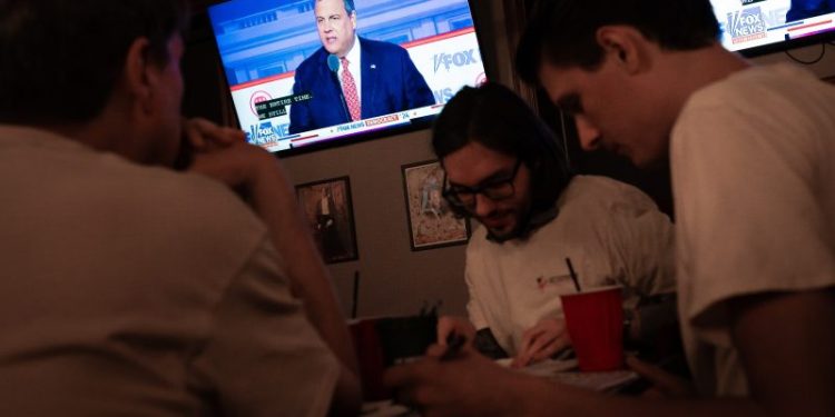 For every six Republican debate-watchers, one watched Trump instead