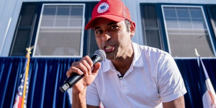 Vivek Ramaswamy raps Eminem’s ‘Lose Yourself’ at Iowa State Fair