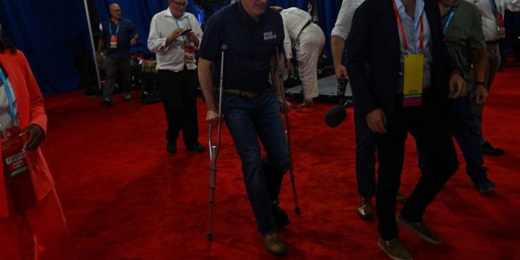 Doug Burgum suffers leg injury, but will still participate in GOP presidential debate