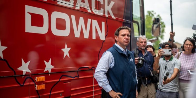 DeSantis is overshadowed by Trump on personality and policy