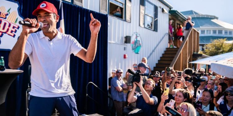 Newcomer Vivek Ramaswamy is taking flak ahead of Republican debate