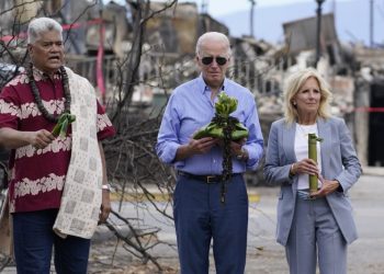 Biden pledges $95 million for Hawaii’s electrical grid after Maui wildfires