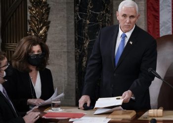 Pence trots out the ‘let voters judge’ line to defend his former boss