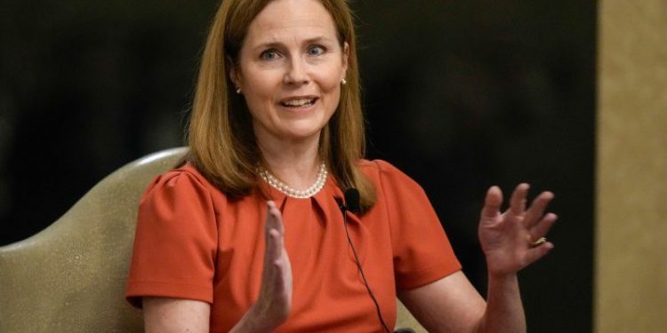 Justice Barrett says scrutiny welcomed and she’s developed a ‘thick skin’