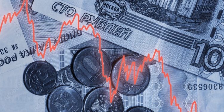 Russian Ruble Collapses Beyond 100 per US Dollar