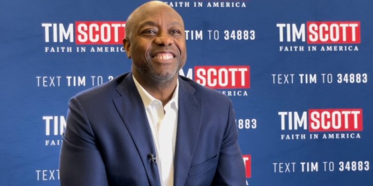 Tim Scott becomes fourth GOP presidential candidate to sign RNC’s ‘Beat Biden’ pledge