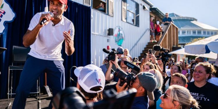 Ramaswamy distills Republican race rhetoric to its essence