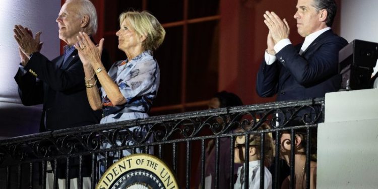 Hunter Biden stays close to father at White House amid criminal probe