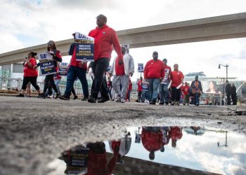 The key difference between the Biden and Trump visits to Michigan