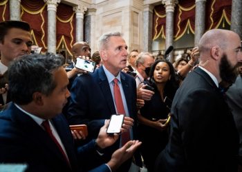 Speaker McCarthy steps into the breach as his conference toils