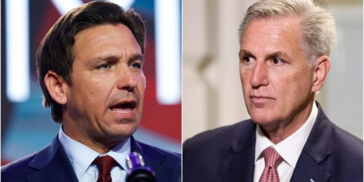 DeSantis hits back at McCarthy for saying he’s not on ‘same level’ as Trump: ‘Badge of honor’