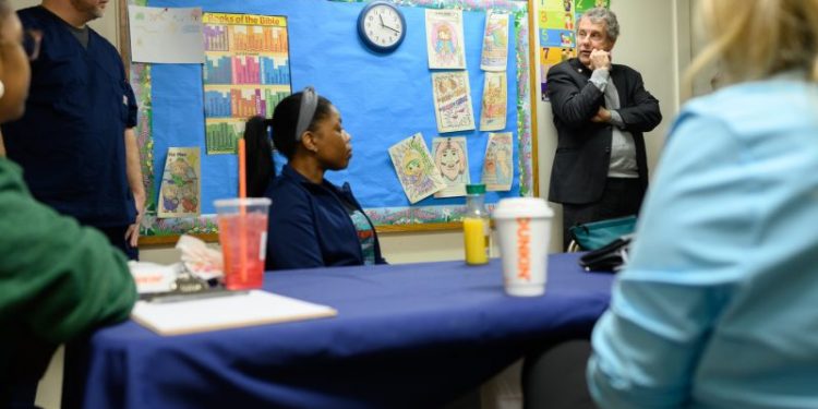 Sen. Sherrod Brown bets a progressive can still win in Trump-leaning Ohio