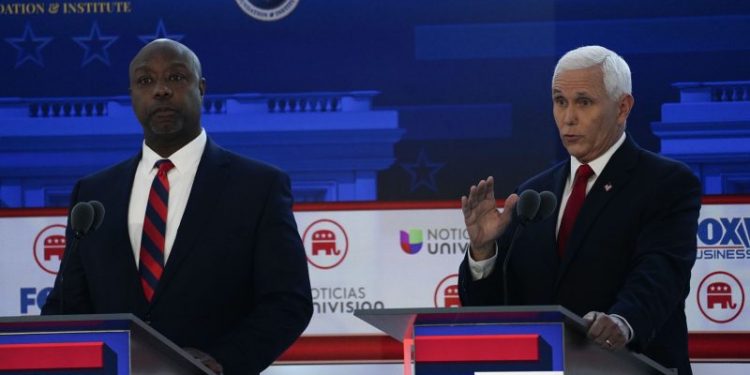 Republican presidential candidates blame UAW strike on Biden