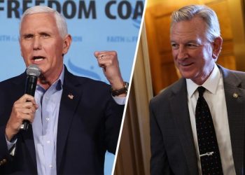 Pence says he ‘commends’ senator’s blocking of military nominations in response to Pentagon’s abortion policy