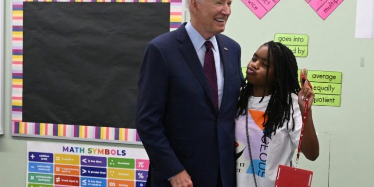 Biden fights back against GOP onslaught on education — cautiously