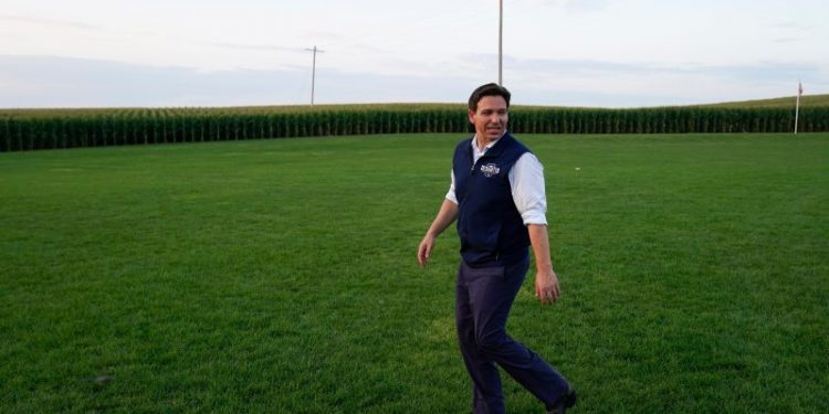 DeSantis is in growing trouble. He’s betting big on Iowa to rescue him.