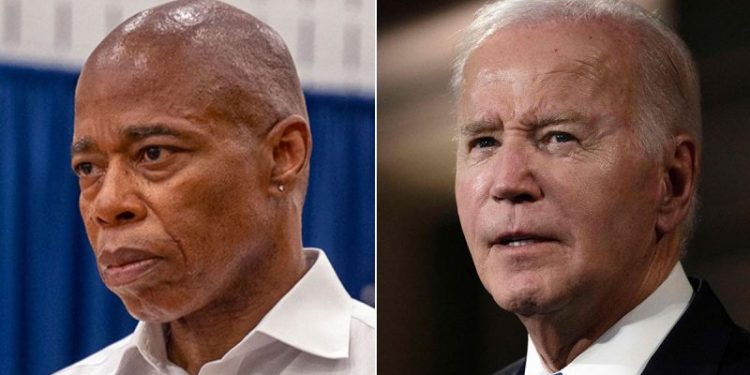Eric Adams slams Biden for not meeting, ignoring migrant crisis on NYC visit: ‘Everybody knows where I am’