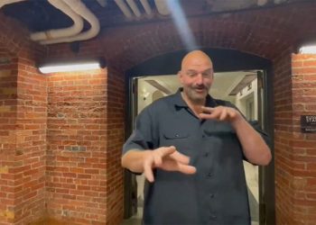 WATCH: Sen. John Fetterman gives odd, animated reaction to news of Biden impeachment inquiry