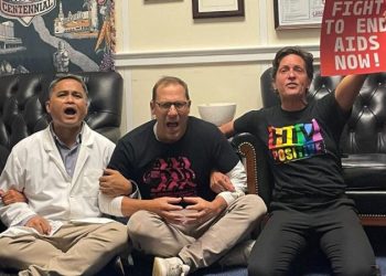 Protesters storm Kevin McCarthy’s office over HIV bill, get dragged out by cops