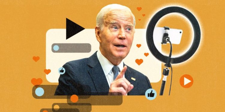Biden gives fewer press interviews. But he woos more influencers.
