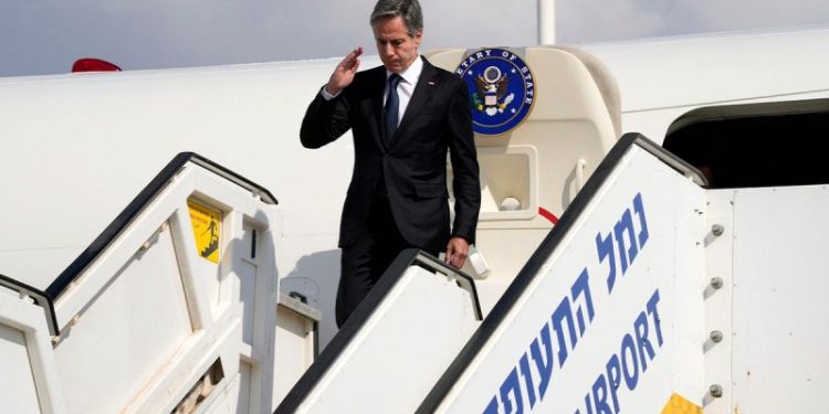 Secretary of State Blinken arrives in Israel in show of solidarity following Hamas terrorist attacks