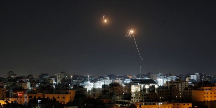 Israeli TV footage appears to show Gaza hospital blast came from Palestinian rocket