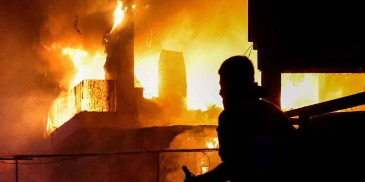 Lebanese protesters gather near U.S. embassy in Beirut after Gaza hospital hit by rocket: Reports