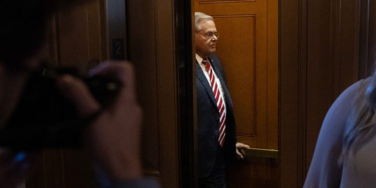 Democrats are happy to boot Menendez as Republicans defend Trump