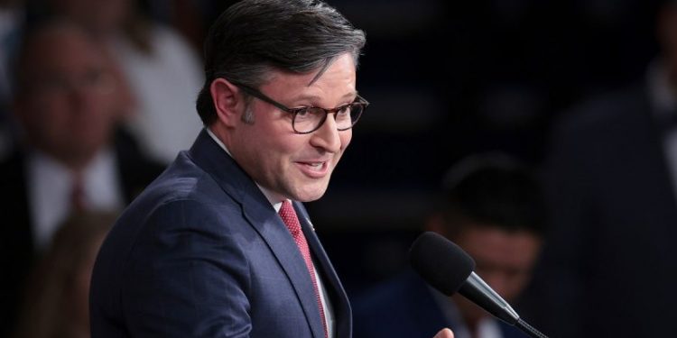 Mike Johnson on the clock