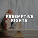 What are preemptive rights?
