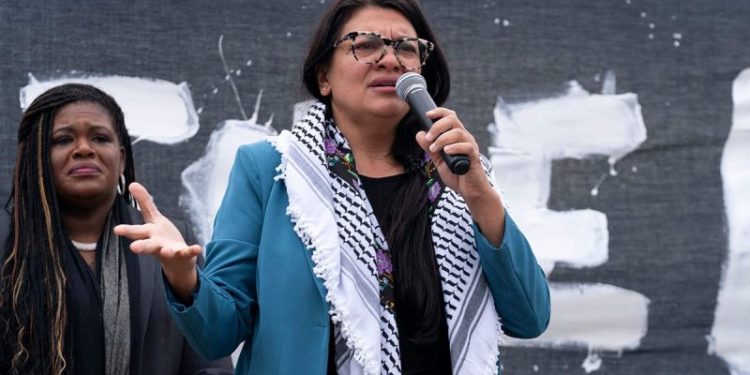 Tlaib accuses Biden of ‘complicity’ in children’s deaths after claiming he supported ‘genocide’ in Gaza
