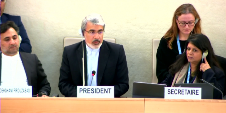 Outrage as Iran regime chairs United Nations Human Rights Council body despite ‘alarming’ abuses