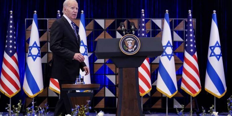Biden shows deep empathy with Israelis. Some feel it’s missing for Gazans.