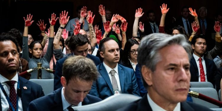 Senate Democrats press Biden for more oversight over civilian deaths in Gaza