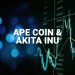 ApeCoin slips below 1,600 and Akita Inu is also in retreat