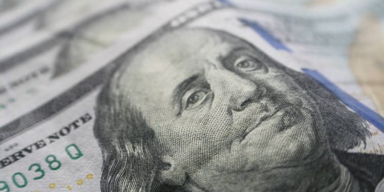 The dollar index remains under 103,50 level on Monday