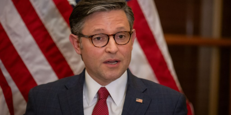 Speaker Johnson demands firing of federal workers reportedly staging pro-Palestinian walkout