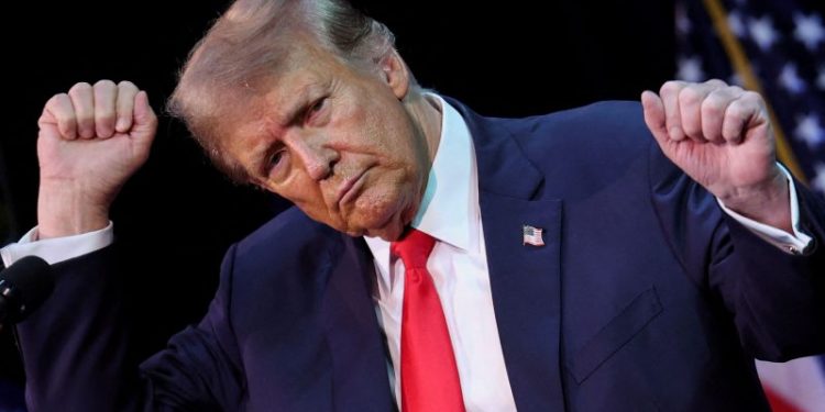 As views on economy improve, Trump claims the jobs numbers aren’t ‘real’