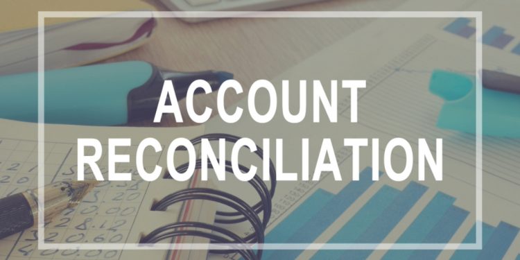 What does account reconciliation mean?