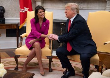 Trump’s unsubtle crusade to cast foes as less American comes for Haley