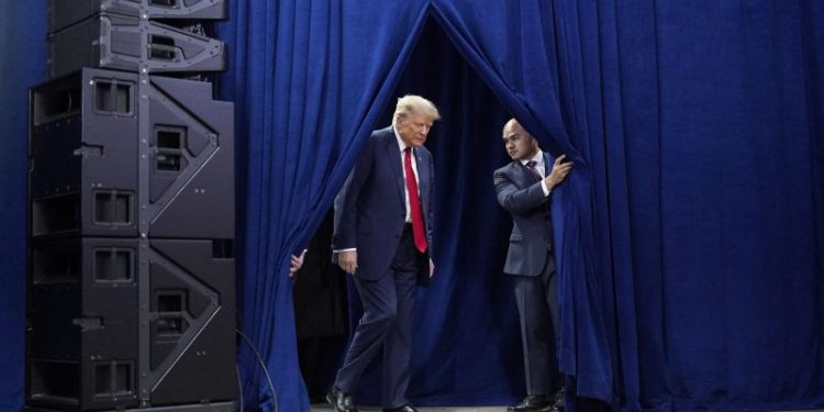 Trump urges Supreme Court to keep his name on ballot, warns of ‘bedlam’