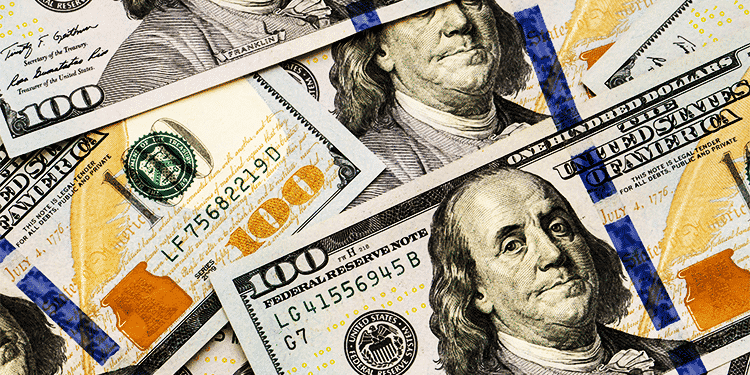 The dollar index could close the week above 104.00 level