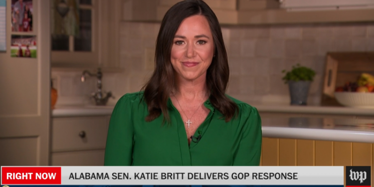 Katie Britt’s kitchen-table rebuttal to State of the Union baffles GOP