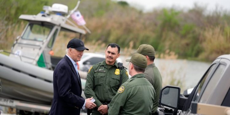 Biden and Trump trade accusations at southern border