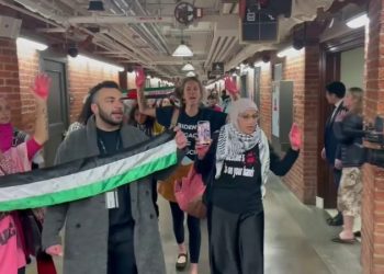 Anti-Israel agitators shut down Senate cafeteria; around 50 arrested